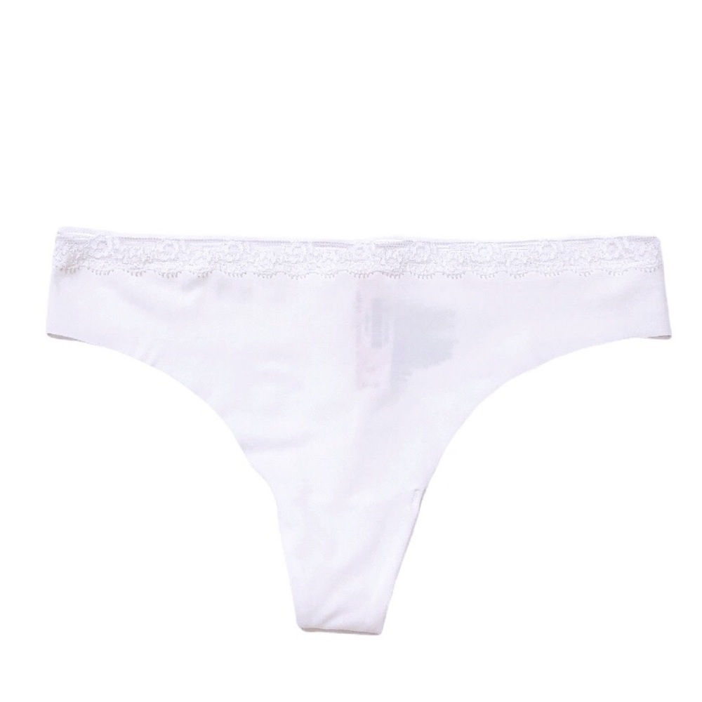 NWT 2013’ Victoria’s Secret White Lace Top Thong - Picture 5 of 6